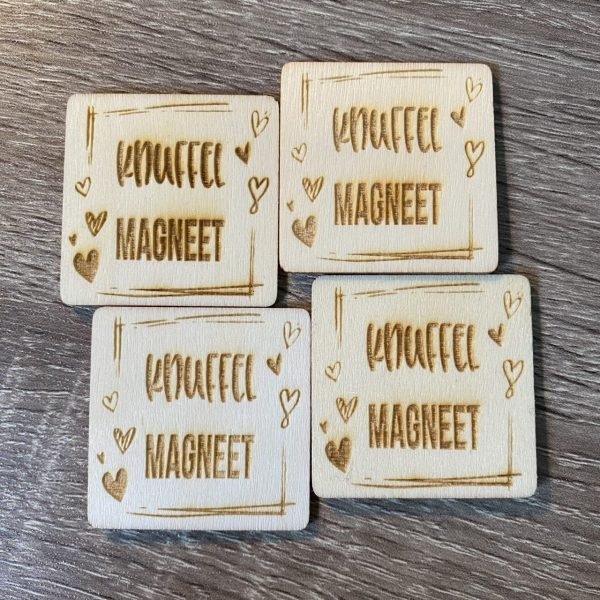 Knuffel magneet - vierkant