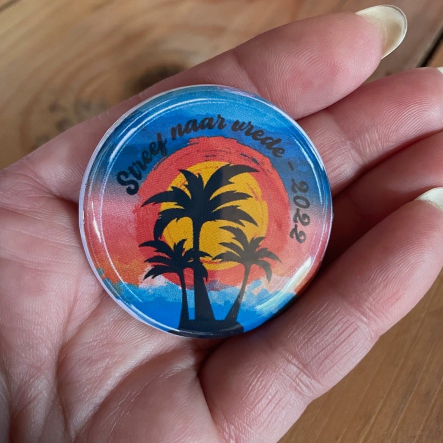 Button - " Streef naar vrede" - Afbeelding 4