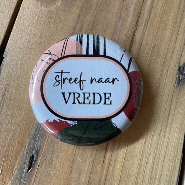 Button - " Streef naar vrede" - Afbeelding 5