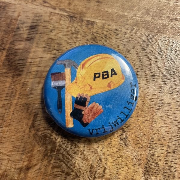 Button - "PBA vrijwilliger"