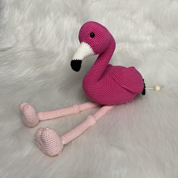 Muziekknuffel Flamingo